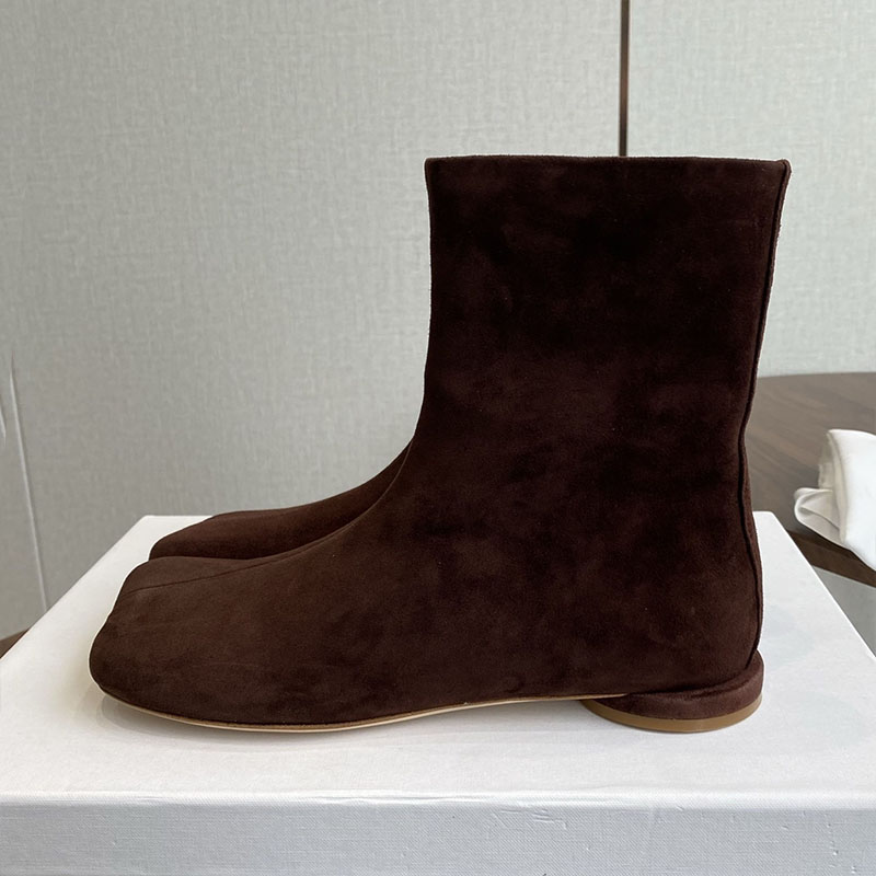 Chelsea Boots Women Suede Flat - Leatherwork Designs recension och pris