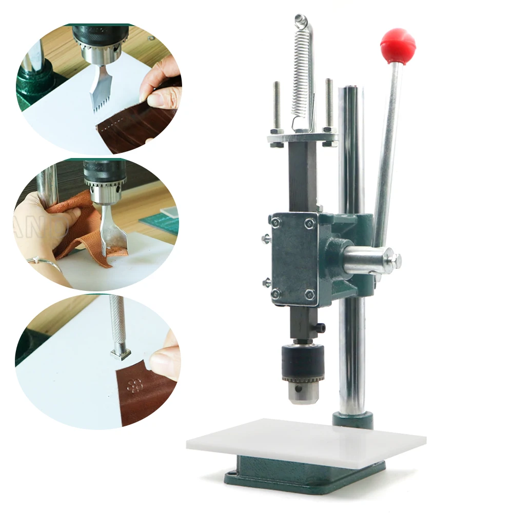 Silent Leather Hole Punch Mach - Leatherwork Hand Press recension och pris