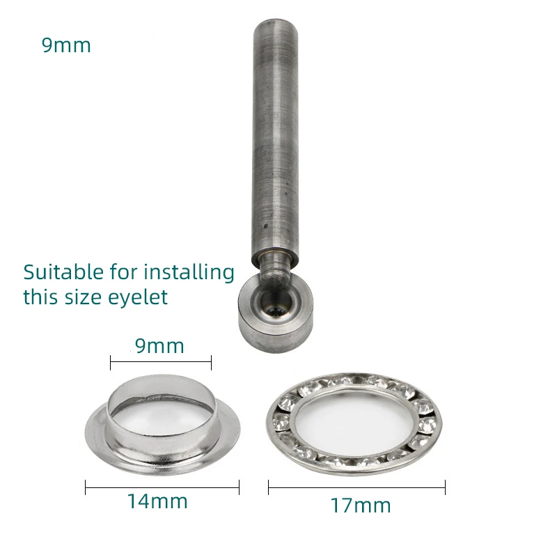 Rhinestone Grommets Eyelets In - Rivet Setter Tool recension och pris