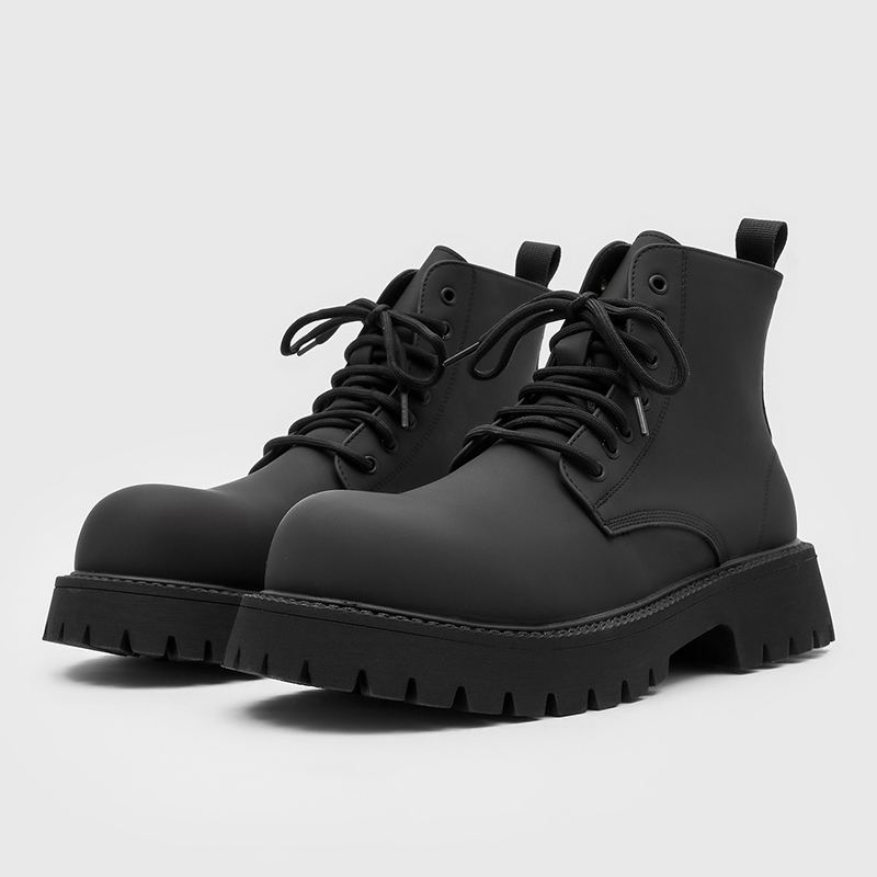 Size 38-46 Men Black High-top  - Leatherwork Designs recension och pris