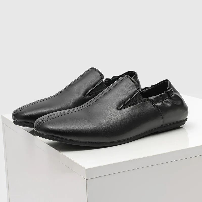 Brand Men Casual Shoes Slip On - Leatherwork Designs recension och pris